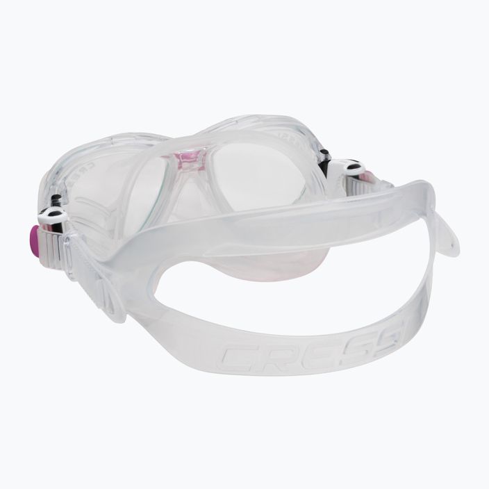Zestaw do snorkelingu dziecięcy Cressi Marea + Top clear/pink 4
