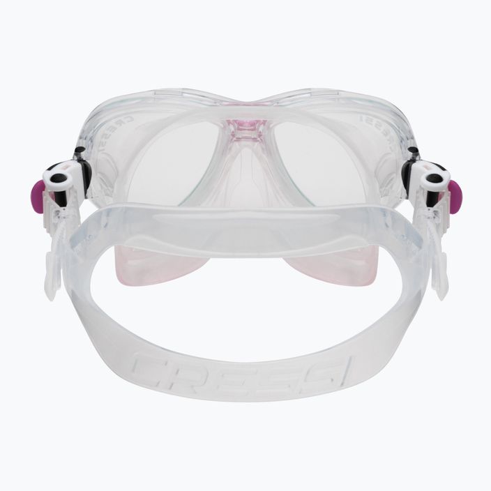 Zestaw do snorkelingu dziecięcy Cressi Marea + Top clear/pink 5