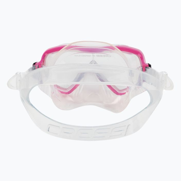 Zestaw do snorkelingu dziecięcy Cressi Ondina + Top clear/pink 5