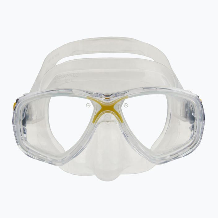 Maska do nurkowania Cressi Marea clear/yellow 2