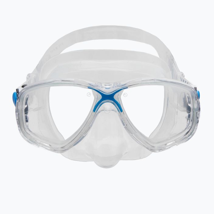 Maska do nurkowania Cressi Marea clear/blue 2