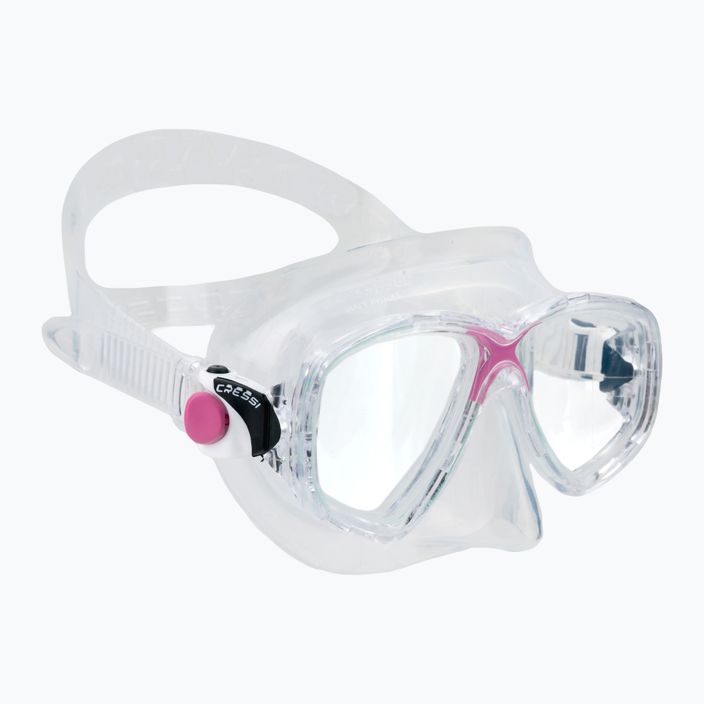 Maska do nurkowania Cressi Marea clear/pink