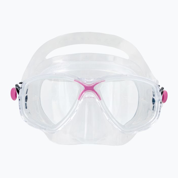 Maska do nurkowania Cressi Marea clear/pink 2