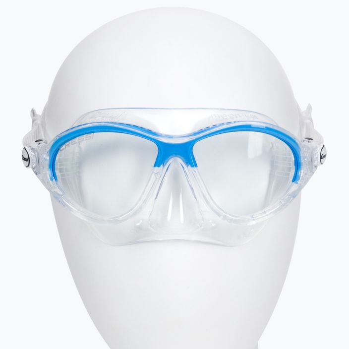Maska do nurkowania dziecięca Cressi Moon clear/blue 2