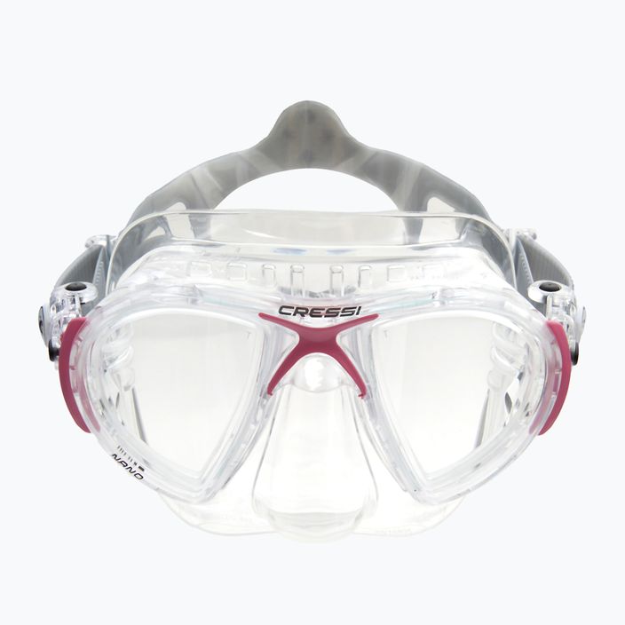 Maska do nurkowania Cressi Nano crystal/pink 2