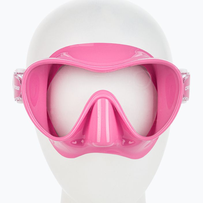 Maska do nurkowania Cressi F1 Small pink 2