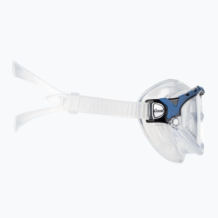 Maska do pływania Cressi Skylight clear/black/blue 3