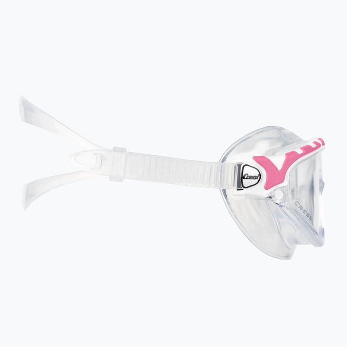 Maska do pływania Cressi Skylight clear/white/pink 3