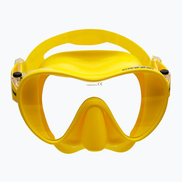 Maska do nurkowania Cressi F1 yellow 2