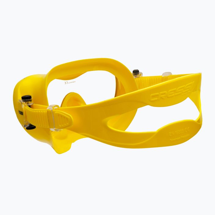 Maska do nurkowania Cressi F1 yellow 4