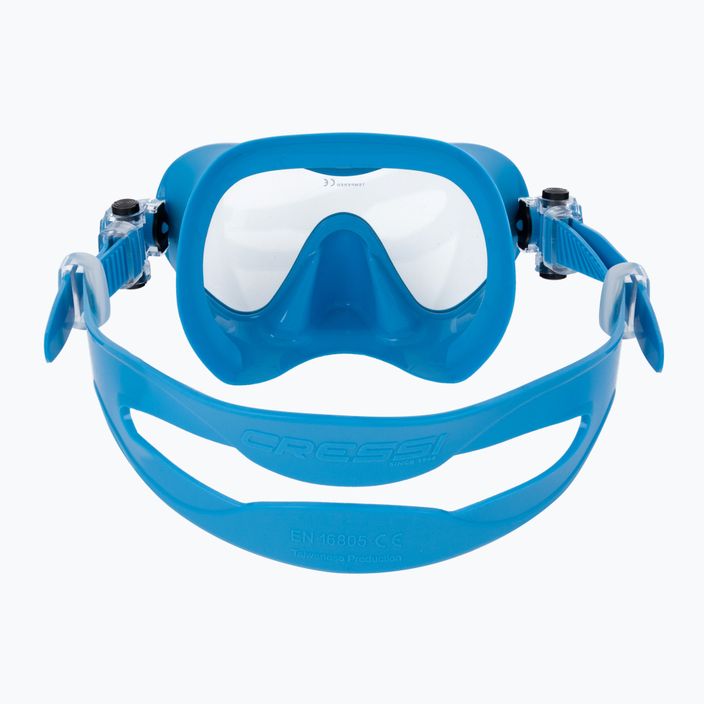 Maska do nurkowania Cressi F1 Small niebieska ZDN311020 5