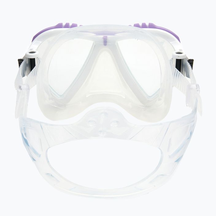 Maska do nurkowania Cressi Lince clear/white/lilac 5