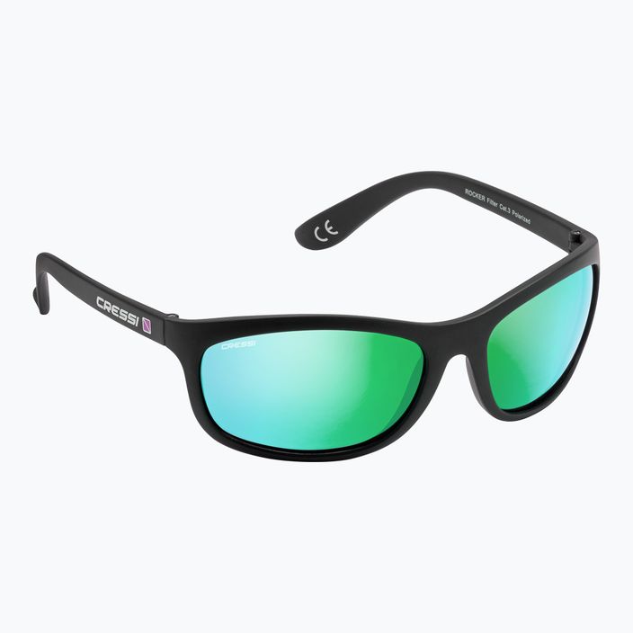 Okulary przeciwsłoneczne Cressi Rocker black/green mirrored 5