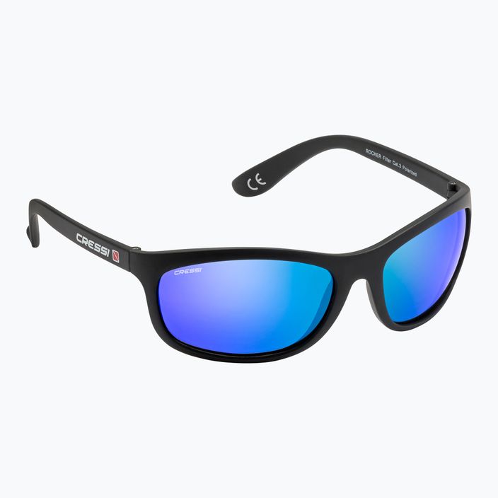 Okulary przeciwsłoneczne Cressi Rocker black/blue mirrored 5