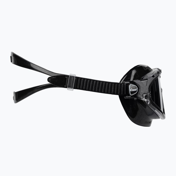 Maska do pływania Cressi Skylight black/black grey mirrored 3