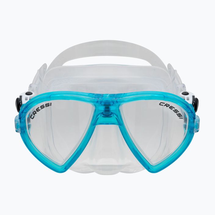 Zestaw do snorkelingu Cressi Ocean + Gamma clear/aquamarine 2