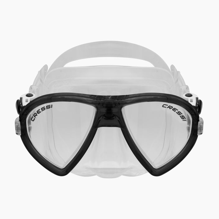 Zestaw do snorkelingu Cressi Ocean + Gamma clear/black 2