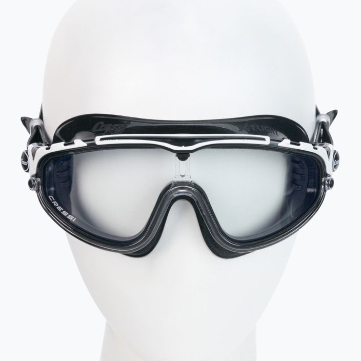 Maska do pływania Cressi Skylight sil. black/white/black