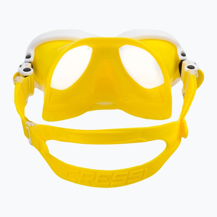 Maska do nurkowania dziecięca Cressi Marea sil yellow 5