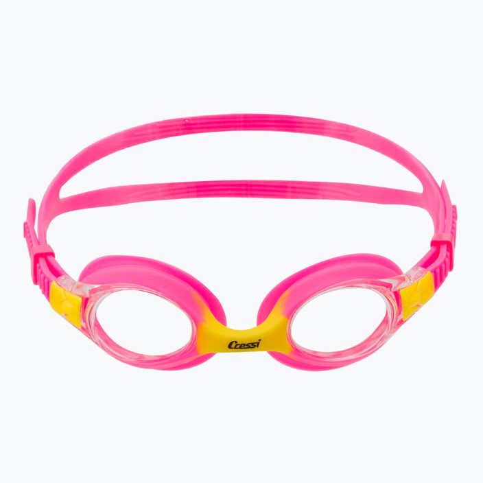 Okulary do pływania dziecięce Cressi Dolphin 2.0 pink/yellow 2