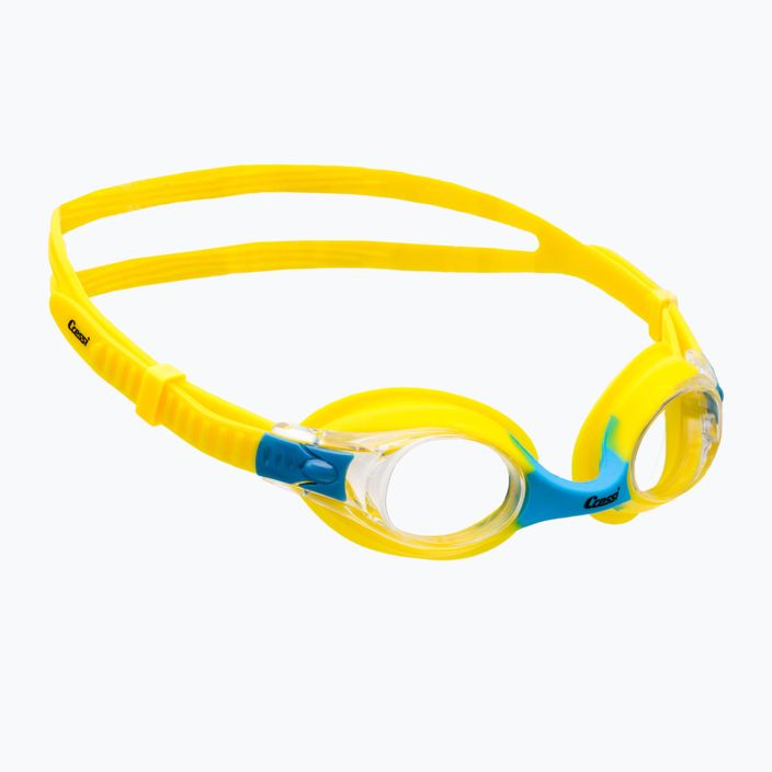 Okulary do pływania dziecięce Cressi Dolphin 2.0 yellow/blue