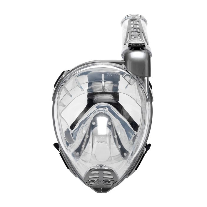 Maska pełnotwarzowa do snorkelingu Cressi Duke Dry Full Face clear/silver 2