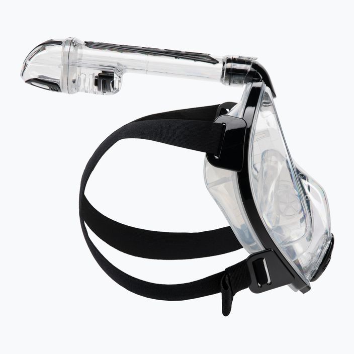 Maska pełnotwarzowa do snorkelingu Cressi Duke Dry Full Face clear/black 3