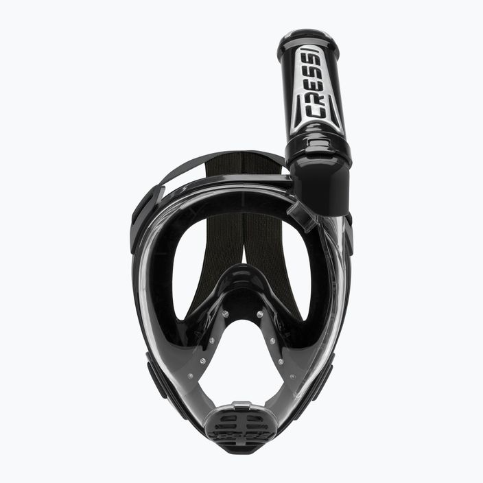 Maska pełnotwarzowa do snorkelingu Cressi Duke Dry Full Face black/black 6