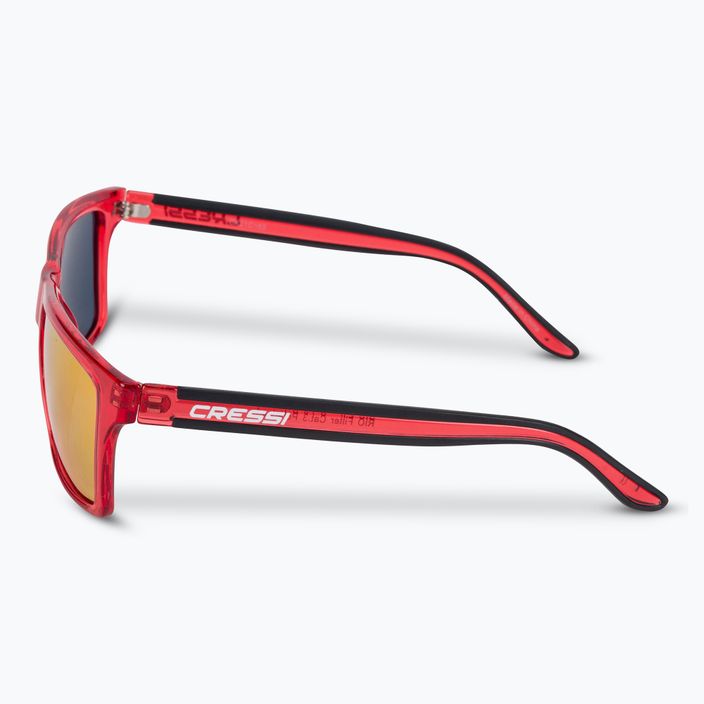 Okulary przeciwsłoneczne Cressi Rio Crystal red/red mirrored 4