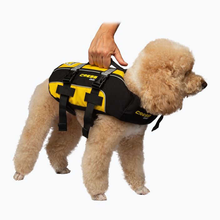 Kamizelka asekuracyjna dla psa Cressi Dog Life Jacket black/yellow 3