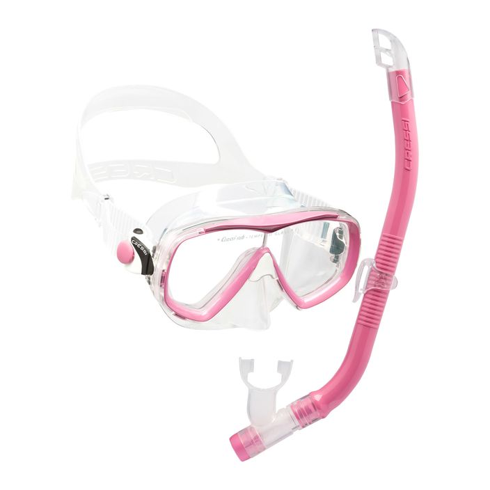 Zestaw do snorkelingu dziecięcy Cressi Estrella + Top pink 2