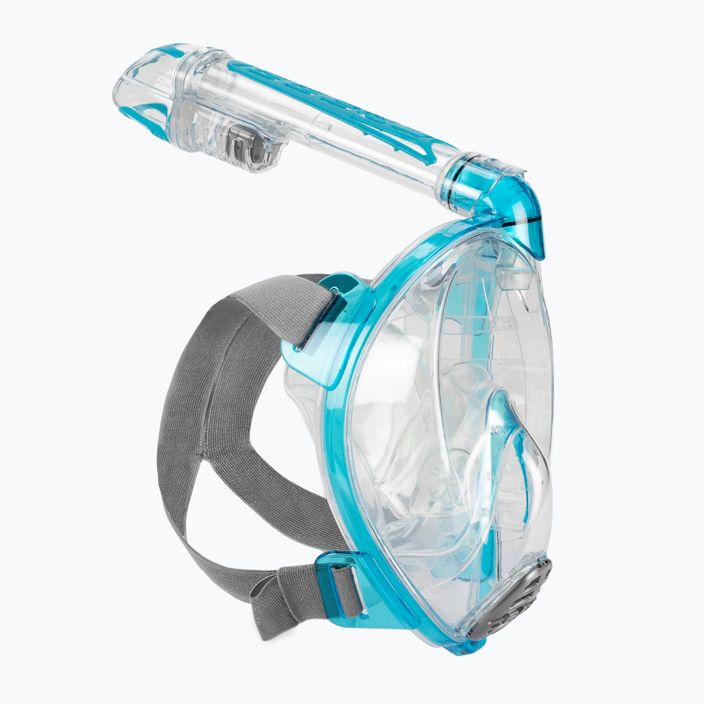 Zestaw do snorkelingu Cressi Duke Bonete Net Bag translucent aquamarine 6