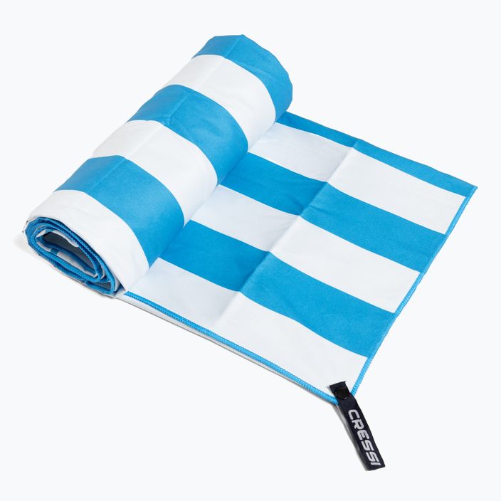 Ręcznik szybkoschnący Cressi Microfiber Stripe aquamarine 2