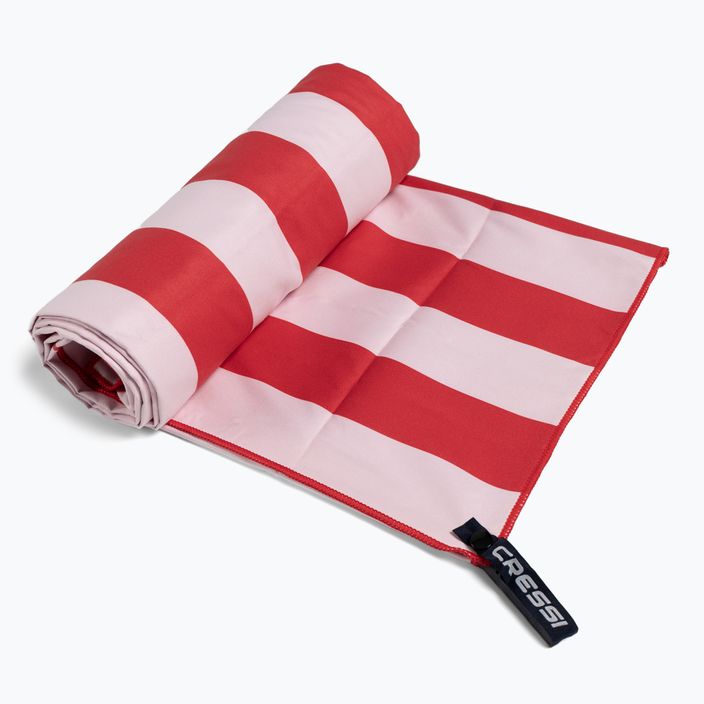 Ręcznik szybkoschnący Cressi Microfiber Stripe red 2