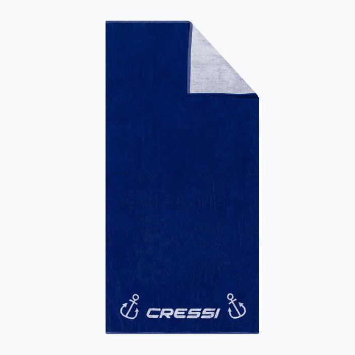 Ręcznik Cressi Cotton Frame navy