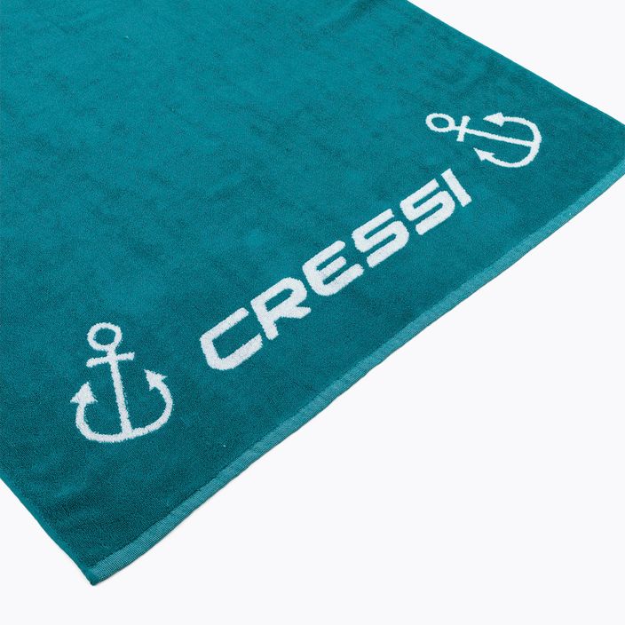 Ręcznik Cressi Cotton Frame turquoise 3