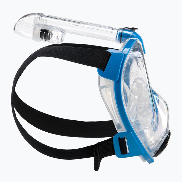 Maska pełnotwarzowa do snorkelingu Cressi Baron Full Face clear/blue 3