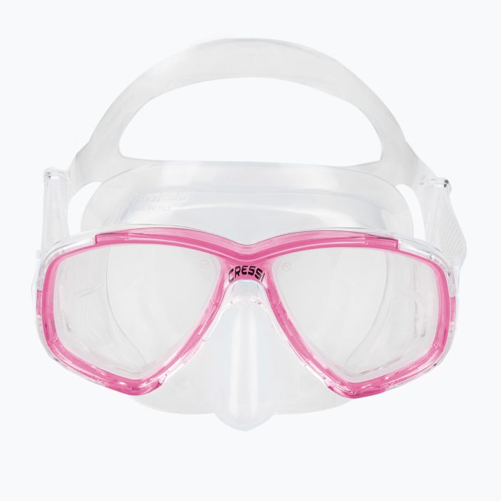 Maska do nurkowania Cressi Perla clear/pink 2