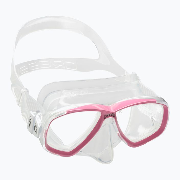 Maska do nurkowania Cressi Perla clear/pink 6