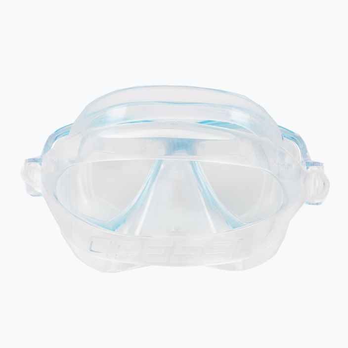 Maska do nurkowania Cressi Perla clear/aquamarine 5