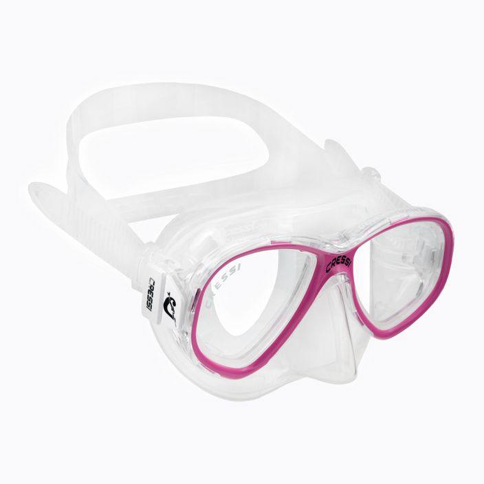 Maska do nurkowania dziecięca Cressi Perla clear/pink