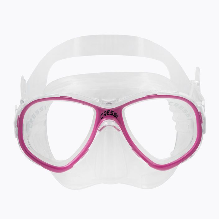 Maska do nurkowania dziecięca Cressi Perla clear/pink 2
