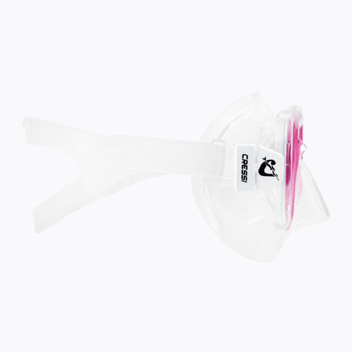 Maska do nurkowania dziecięca Cressi Perla clear/pink 3