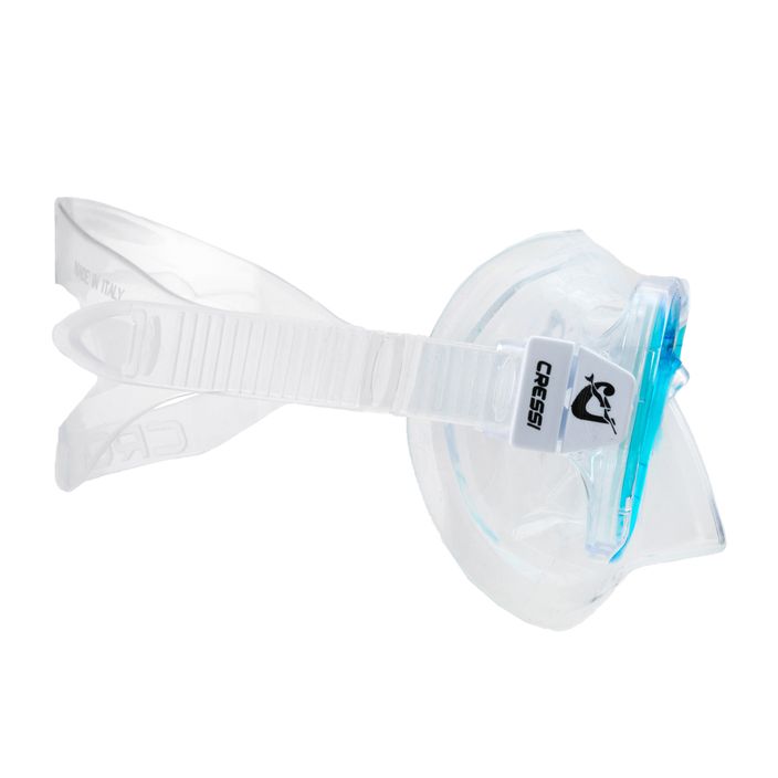 Maska do nurkowania dziecięca Cressi Perla clear/aquamarine 3