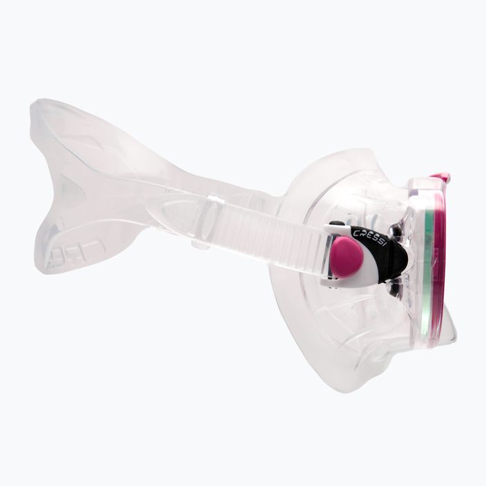 Maska do nurkowania Cressi Estrella clear/pink 3