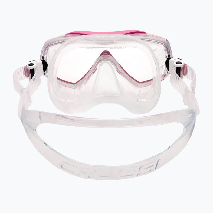 Maska do nurkowania Cressi Estrella różowo-bezbarwna DN340040 5