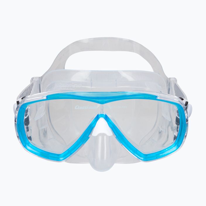 Maska do nurkowania Cressi Estrella clear/aquamarine 2