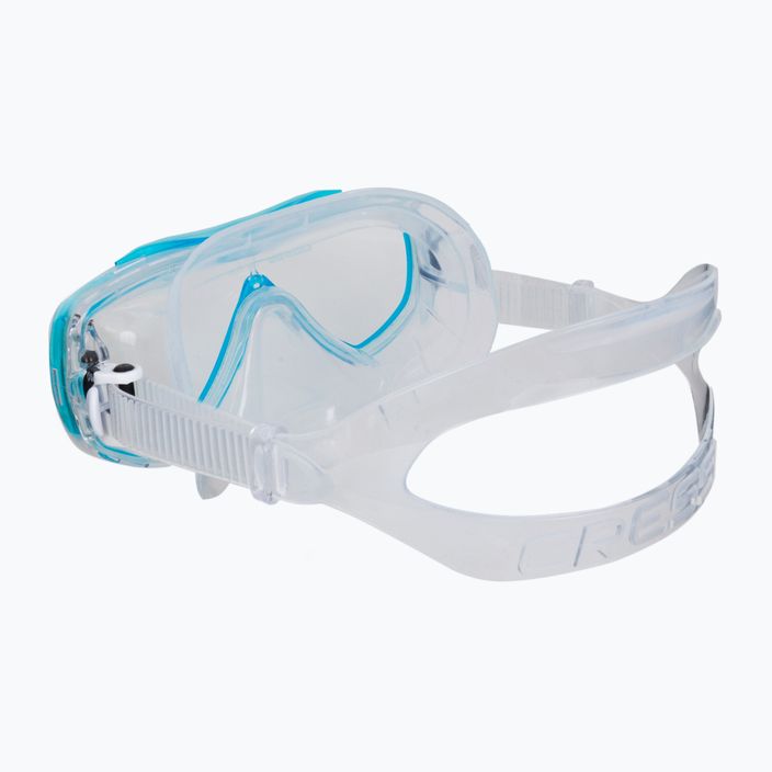 Maska do nurkowania Cressi Estrella clear/aquamarine 4