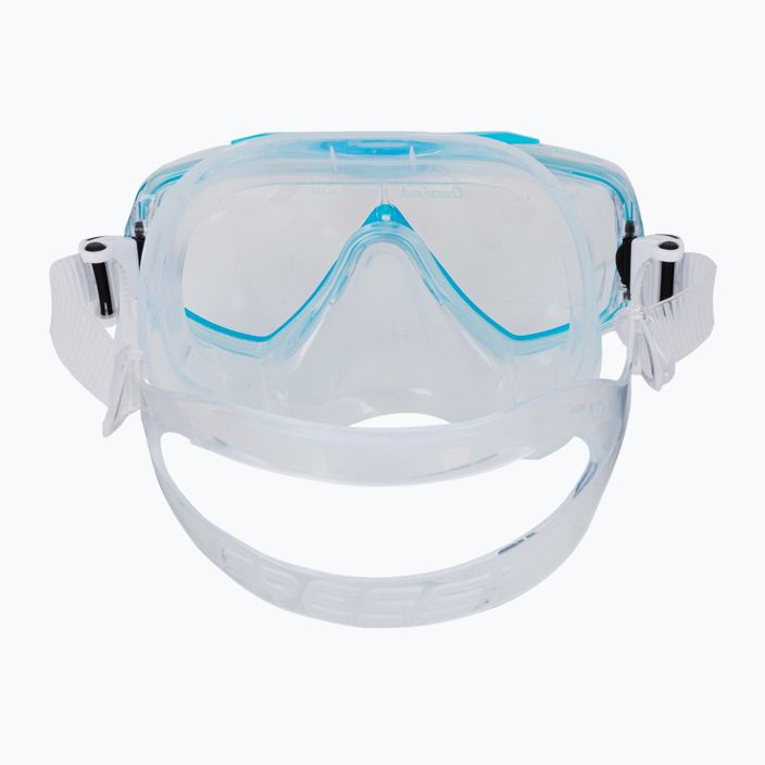 Maska do nurkowania Cressi Estrella clear/aquamarine 5