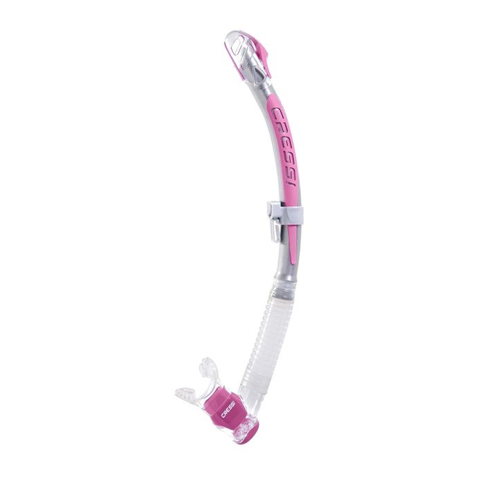 Fajka do nurkowania Cressi Corfu sil. clear/silver pink 2